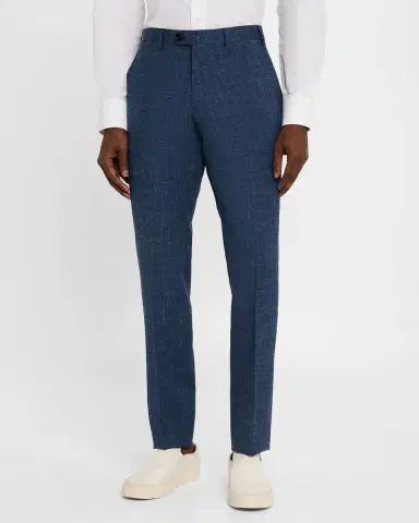 Emporio Armani Men's Textured Flat-Front Dress Pants | Thumbnail 3 Emporio Armani Men's Textured Flat-Front Dress Pants | Thumbnail 3