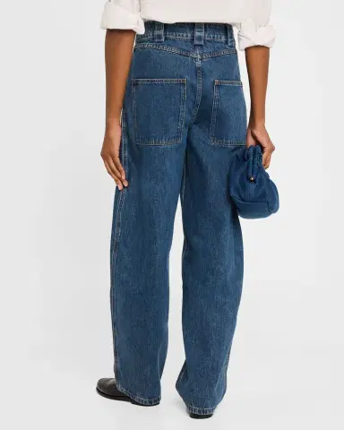 Co High-Rise Barrel-Leg Denim Pants | Thumbnail 3 Co High-Rise Barrel-Leg Denim Pants | Thumbnail 3