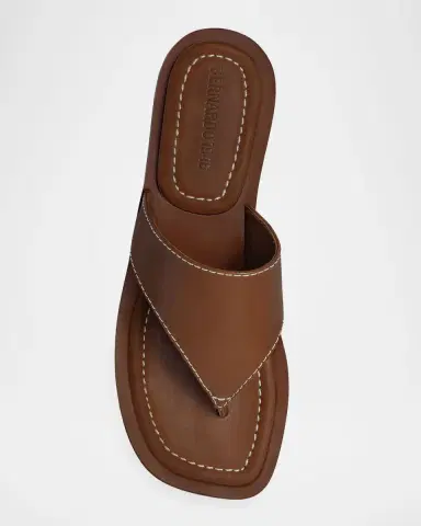Bernardo 1946 Agora Leather Flat Thong Sandals | Thumbnail 2 Bernardo 1946 Agora Leather Flat Thong Sandals | Thumbnail 2