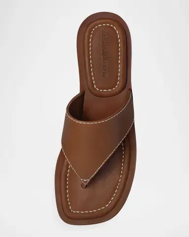 Bernardo 1946 Agora Leather Flat Thong Sandals | Thumbnail 4 Bernardo 1946 Agora Leather Flat Thong Sandals | Thumbnail 4