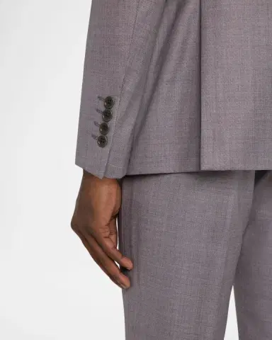 Emporio Armani Men's Silky Wool Sharkskin Suit | Thumbnail 9 Emporio Armani Men's Silky Wool Sharkskin Suit | Thumbnail 9