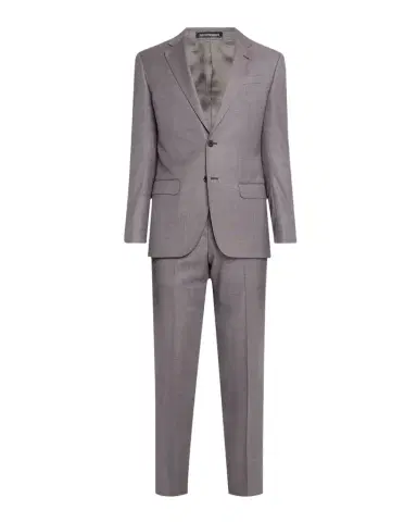 Emporio Armani Men's Silky Wool Sharkskin Suit | Thumbnail 1 Emporio Armani Men's Silky Wool Sharkskin Suit | Thumbnail 1