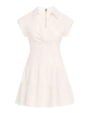 ALICE + OLIVIA Mila Vegan Leather Twist-Front Mini Dress | Thumbnail 1 ALICE + OLIVIA Mila Vegan Leather Twist-Front Mini Dress | Thumbnail 1