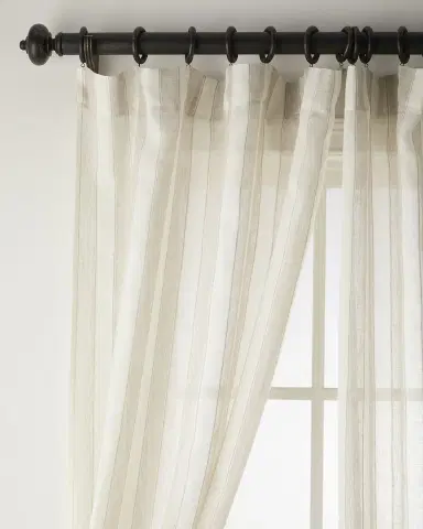 Home Silks Flutter Sheer Drapery Panel, 108" | Thumbnail 1 Home Silks Flutter Sheer Drapery Panel, 108" | Thumbnail 1