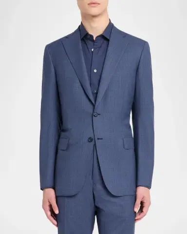 Brioni Men's Stripe Modern Fit Two-Piece Suit | Thumbnail 4 Brioni Men's Stripe Modern Fit Two-Piece Suit | Thumbnail 4