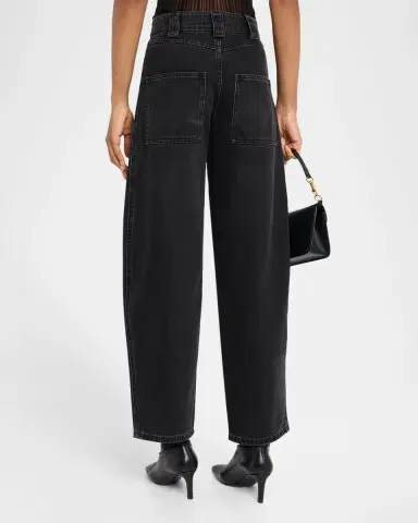 Co High-Rise Denim Crop Balloon Pants | Thumbnail 3 Co High-Rise Denim Crop Balloon Pants | Thumbnail 3