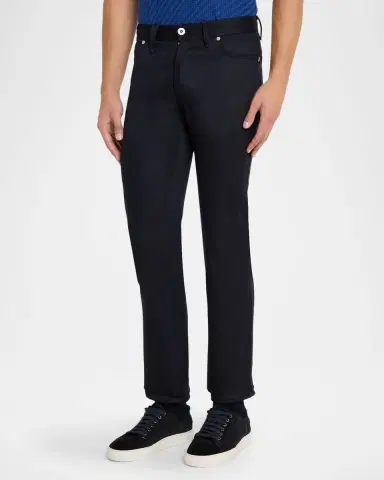 Brioni Men 's Straight Fit Five-Pocket Trousers | Thumbnail 3 Brioni Men 's Straight Fit Five-Pocket Trousers | Thumbnail 3
