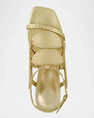 Bernardo 1946 New Moon Circle Metallic Leather Sandals | Thumbnail 2 Bernardo 1946 New Moon Circle Metallic Leather Sandals | Thumbnail 2