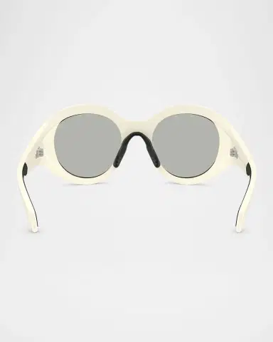 Moncler Men's ME8005 Round Sunglasses | Thumbnail 4 Moncler Men's ME8005 Round Sunglasses | Thumbnail 4