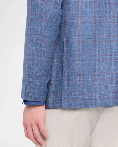 Canali Men's Check Single-Breasted Sport Coat | Thumbnail 8 Canali Men's Check Single-Breasted Sport Coat | Thumbnail 8