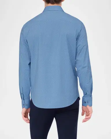 Bugatchi Men 's James OoohCotton Sport Shirt | Thumbnail 3 Bugatchi Men 's James OoohCotton Sport Shirt | Thumbnail 3