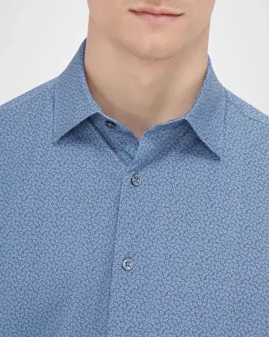 Bugatchi Men 's James OoohCotton Sport Shirt | Thumbnail 5 Bugatchi Men 's James OoohCotton Sport Shirt | Thumbnail 5
