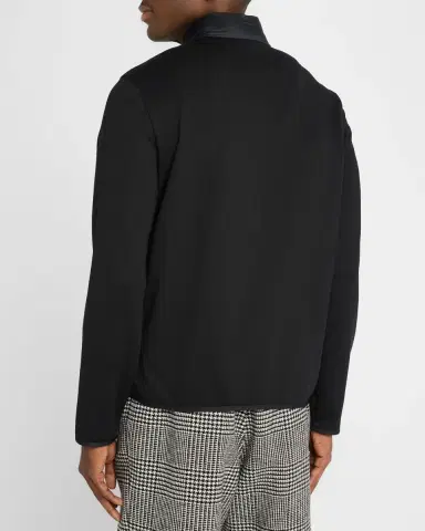 Moncler Men's Zip-Up Down Knit Combo Jacket | Thumbnail 3 Moncler Men's Zip-Up Down Knit Combo Jacket | Thumbnail 3