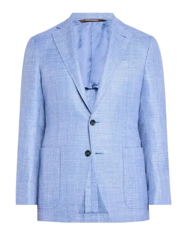 Men 's Wool-Blend Hopsack Blazer Men 's Wool-Blend Hopsack Blazer