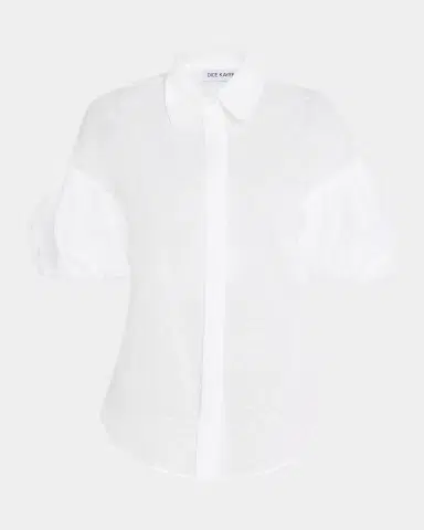 Dice Kayek Polka-Dot Puff-Sleeve Button-Down Shirt | Thumbnail 1 Dice Kayek Polka-Dot Puff-Sleeve Button-Down Shirt | Thumbnail 1