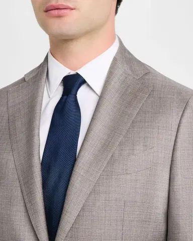 Canali Men 's Textured Solid Suit | Thumbnail 5 Canali Men 's Textured Solid Suit | Thumbnail 5