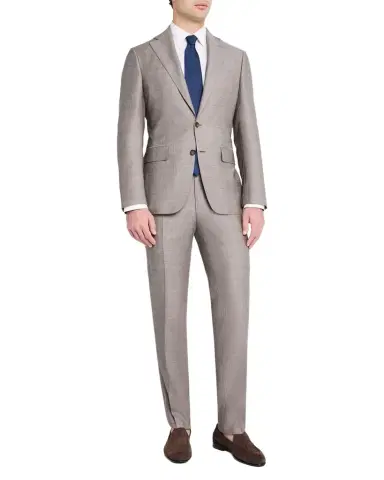 Canali Men 's Textured Solid Suit | Thumbnail 1 Canali Men 's Textured Solid Suit | Thumbnail 1