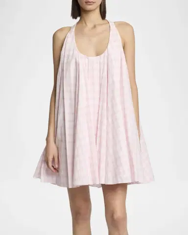 Loewe Plaid Trapeze Mini Dress | Thumbnail 2 Loewe Plaid Trapeze Mini Dress | Thumbnail 2