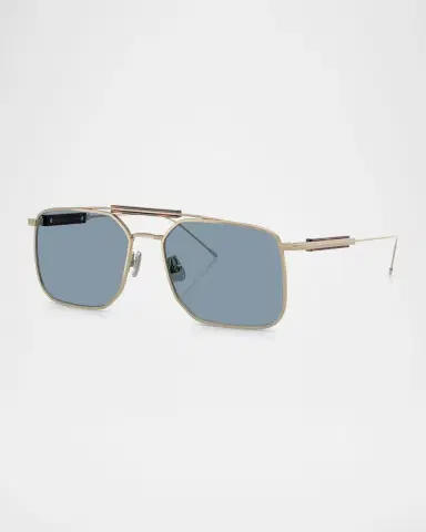 Brunello Cucinelli Men's BC2005ST Square Sunglasses | Thumbnail 2 Brunello Cucinelli Men's BC2005ST Square Sunglasses | Thumbnail 2