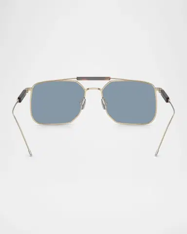 Brunello Cucinelli Men's BC2005ST Square Sunglasses | Thumbnail 3 Brunello Cucinelli Men's BC2005ST Square Sunglasses | Thumbnail 3