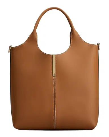 Tod's Small Leather Tote Shopping Bag | Thumbnail 1 Tod's Small Leather Tote Shopping Bag | Thumbnail 1