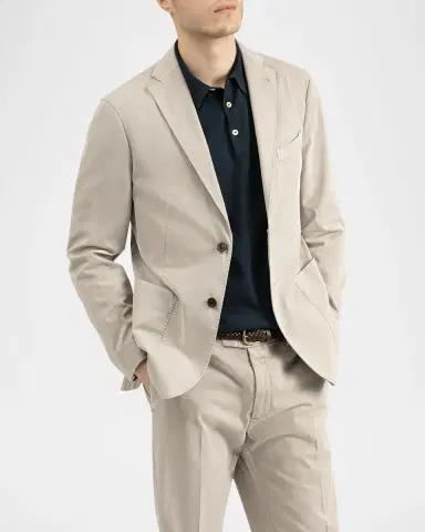 Boglioli Men 's Garment-Dyed Solid Suit | Thumbnail 4 Boglioli Men 's Garment-Dyed Solid Suit | Thumbnail 4
