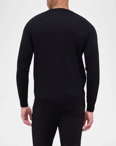 Bugatchi Men 's Merino Wool Crewneck Sweater | Thumbnail 2 Bugatchi Men 's Merino Wool Crewneck Sweater | Thumbnail 2