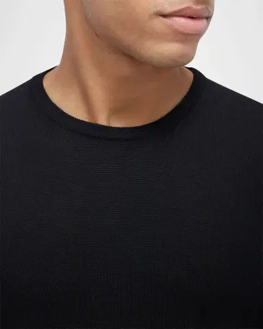 Bugatchi Men 's Merino Wool Crewneck Sweater | Thumbnail 4 Bugatchi Men 's Merino Wool Crewneck Sweater | Thumbnail 4