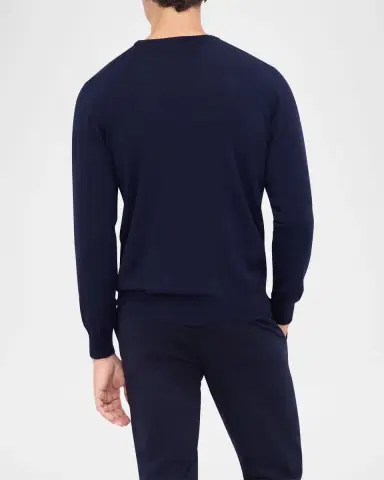 Bugatchi Men 's Merino Wool Crewneck Sweater | Thumbnail 7 Bugatchi Men 's Merino Wool Crewneck Sweater | Thumbnail 7