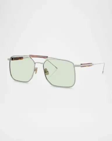 Brunello Cucinelli Men's BC2005ST Square Sunglasses | Thumbnail 5 Brunello Cucinelli Men's BC2005ST Square Sunglasses | Thumbnail 5