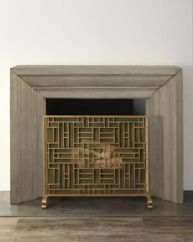 Neiman Marcus Sutton Indoor/Outdoor Fireplace Mantle | Thumbnail 3 Neiman Marcus Sutton Indoor/Outdoor Fireplace Mantle | Thumbnail 3