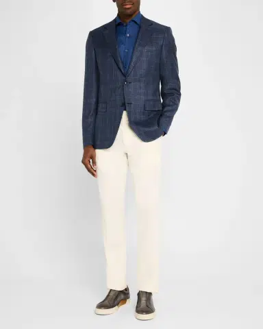Canali Men's Tonal Plaid Sport Coat | Thumbnail 2 Canali Men's Tonal Plaid Sport Coat | Thumbnail 2