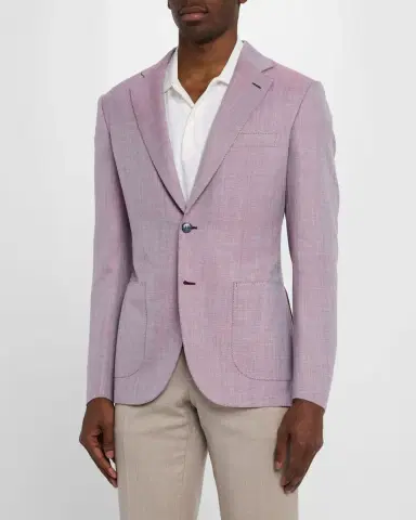 Brioni Men 's Herringbone Blazer | Thumbnail 4 Brioni Men 's Herringbone Blazer | Thumbnail 4