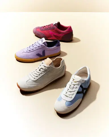 Veja Volley Bicolor Suede Low-Top Sneakers | Thumbnail 3 Veja Volley Bicolor Suede Low-Top Sneakers | Thumbnail 3