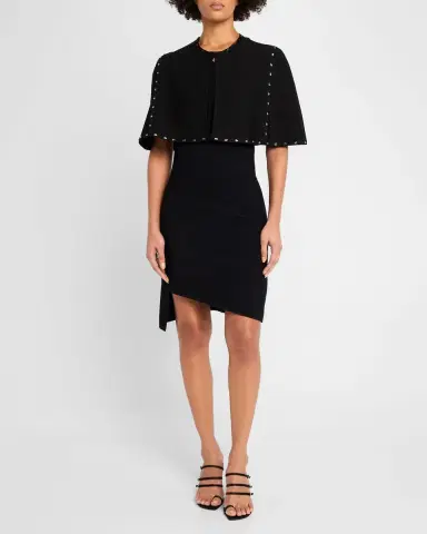 Hervé Léger The Juliette Embellished Cape | Thumbnail 2 Hervé Léger The Juliette Embellished Cape | Thumbnail 2