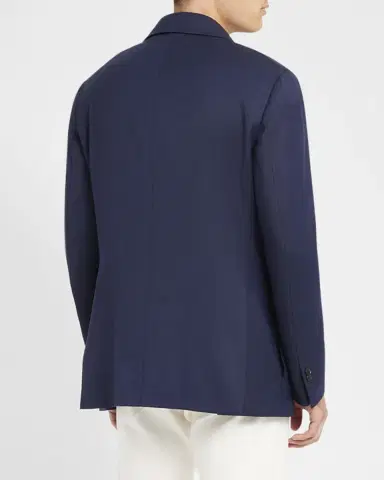 Brioni Men's Wool Single-Breasted Travel Sport Coat | Thumbnail 3 Brioni Men's Wool Single-Breasted Travel Sport Coat | Thumbnail 3