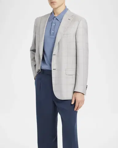 Brioni Men's Windowpane Sport Coat | Thumbnail 4 Brioni Men's Windowpane Sport Coat | Thumbnail 4