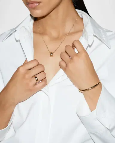 Gucci Icon 18K Yellow Gold GG Necklace | Thumbnail 2 Gucci Icon 18K Yellow Gold GG Necklace | Thumbnail 2