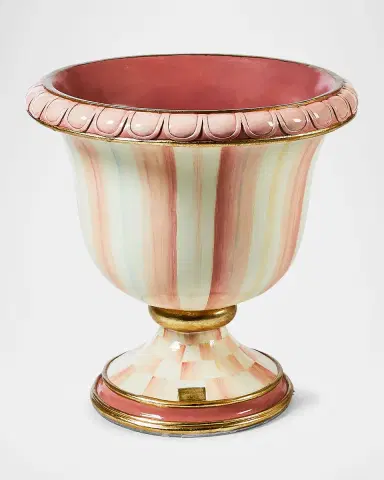 MacKenzie-Childs Rosy Stripe Urn | Thumbnail 2 MacKenzie-Childs Rosy Stripe Urn | Thumbnail 2