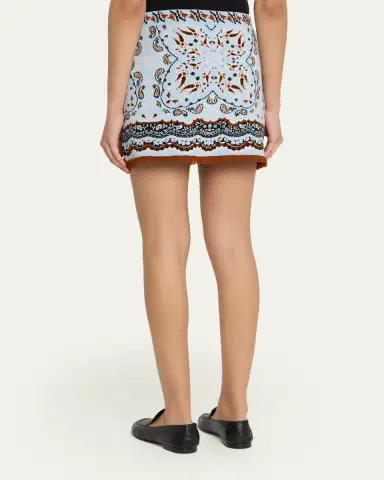 Cara Cara Lindy Jacquard Knit Wool-Blend Mini Skirt | Thumbnail 7 Cara Cara Lindy Jacquard Knit Wool-Blend Mini Skirt | Thumbnail 7