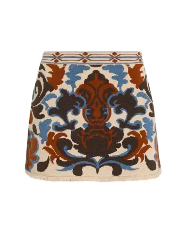 Cara Cara Lindy Jacquard Knit Wool-Blend Mini Skirt | Thumbnail 1 Cara Cara Lindy Jacquard Knit Wool-Blend Mini Skirt | Thumbnail 1