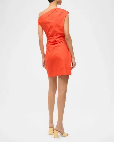 Staud Phare Asymmetric Mini Dress | Thumbnail 3 Staud Phare Asymmetric Mini Dress | Thumbnail 3