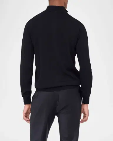 Bugatchi Men 's Wool Quarter-Zip Sweater | Thumbnail 2 Bugatchi Men 's Wool Quarter-Zip Sweater | Thumbnail 2