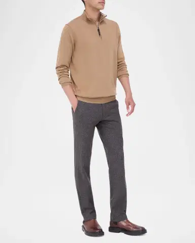 Bugatchi Men 's Wool Quarter-Zip Sweater | Thumbnail 11 Bugatchi Men 's Wool Quarter-Zip Sweater | Thumbnail 11