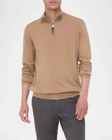 Bugatchi Men 's Wool Quarter-Zip Sweater | Thumbnail 13 Bugatchi Men 's Wool Quarter-Zip Sweater | Thumbnail 13