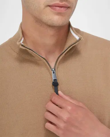 Bugatchi Men 's Wool Quarter-Zip Sweater | Thumbnail 14 Bugatchi Men 's Wool Quarter-Zip Sweater | Thumbnail 14
