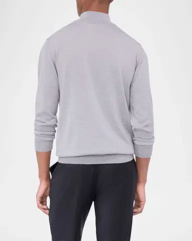 Bugatchi Men 's Wool Quarter-Zip Sweater | Thumbnail 17 Bugatchi Men 's Wool Quarter-Zip Sweater | Thumbnail 17