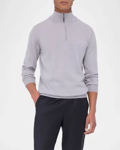 Bugatchi Men 's Wool Quarter-Zip Sweater | Thumbnail 18 Bugatchi Men 's Wool Quarter-Zip Sweater | Thumbnail 18