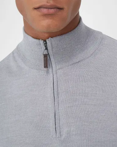 Bugatchi Men 's Wool Quarter-Zip Sweater | Thumbnail 19 Bugatchi Men 's Wool Quarter-Zip Sweater | Thumbnail 19