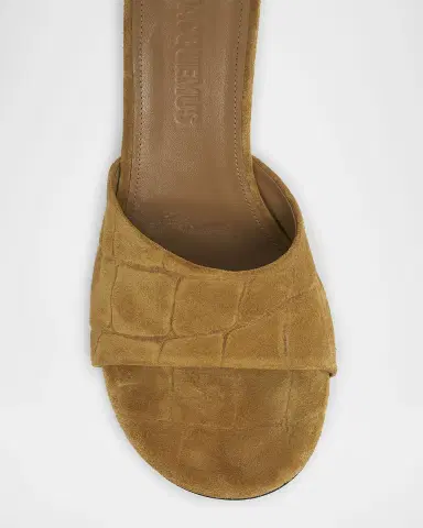 Jacquemus Les Mules Cubisto Leather Slide Sandals | Thumbnail 4 Jacquemus Les Mules Cubisto Leather Slide Sandals | Thumbnail 4